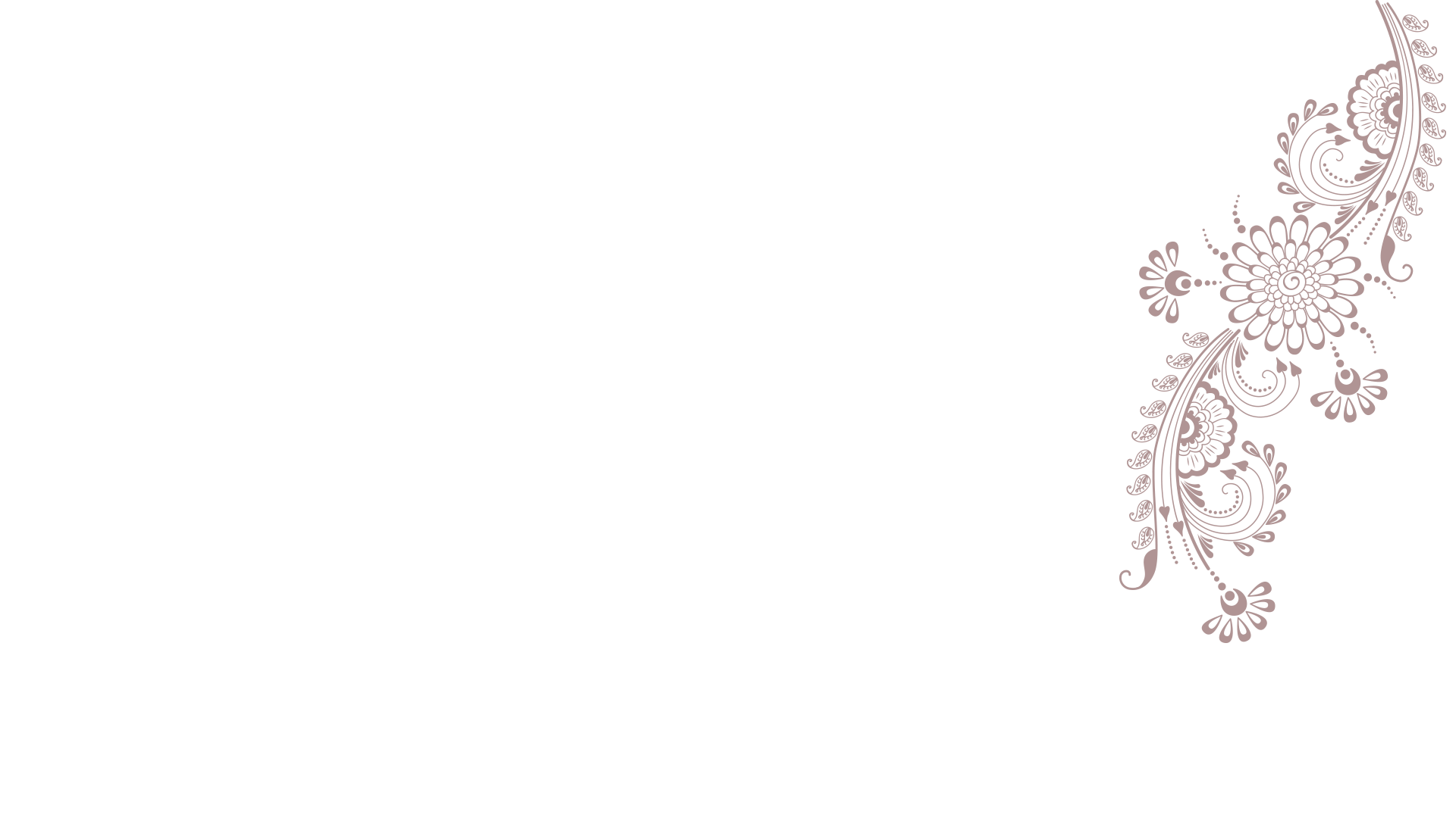 Types of henna designs — engagement henna on hand